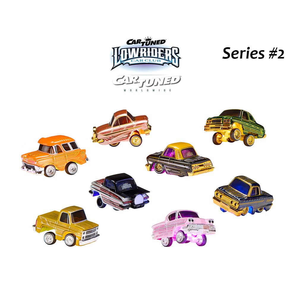 Amazon | CAR TUNED 1:64 LOW RIDERS SHOW GLOW SERIES 2 - SET