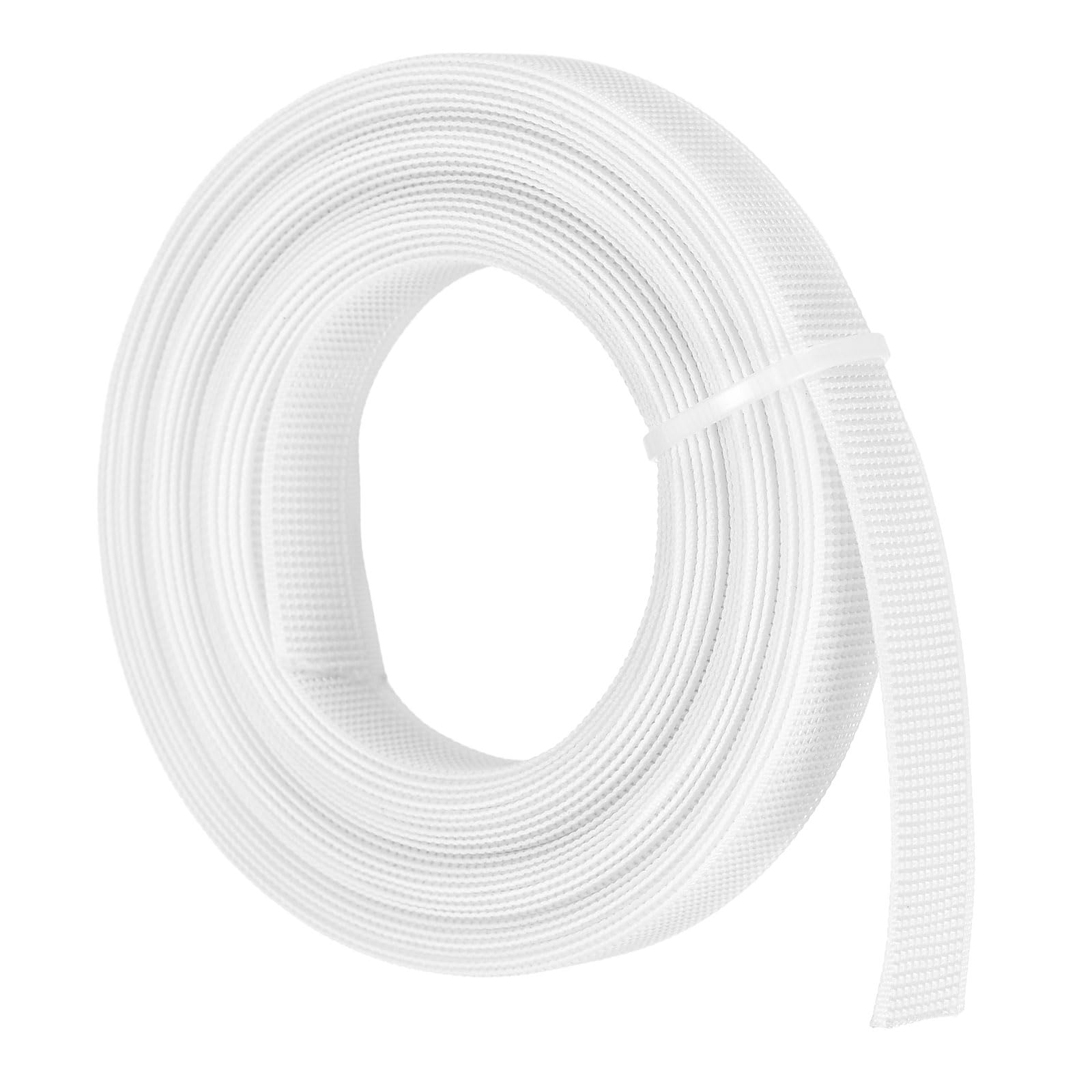 PATIKIL 5.5 Yards Polyester Boning for Sewing, 15mm Sew-Through Low Density Boning for Corsets Bridal Gown Evening Dress Lingerie Hats Crafts, White