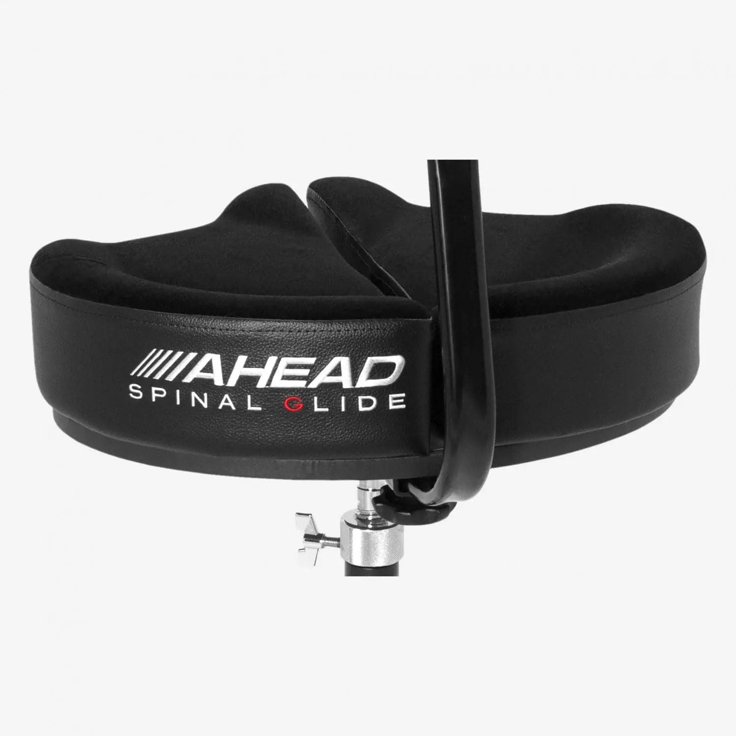Ahead SPG-BBR4 Schlagzeug Hocker Spinal Glide 4-Beinig mit keepdrum Drumsticks