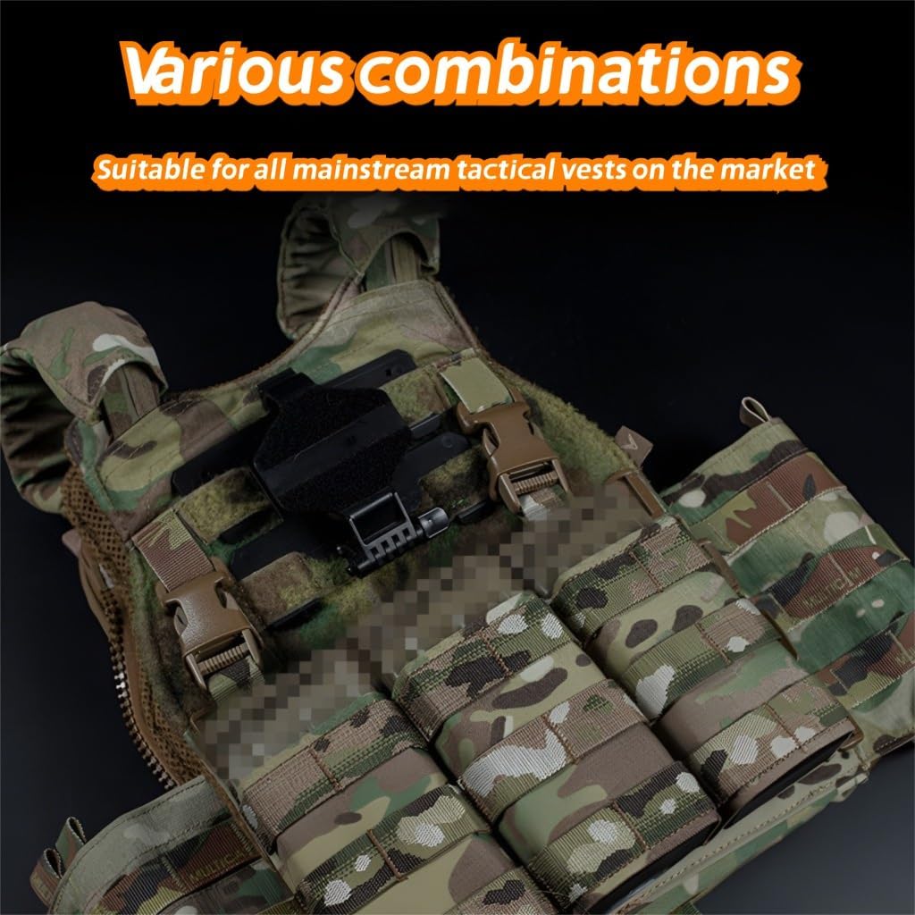 FAST Triple 7.62 Function Pack Panel, Tactical Equipment Buckle Accessory, Nylon Material, 25.5 * 13cm, For Team Activities, Games