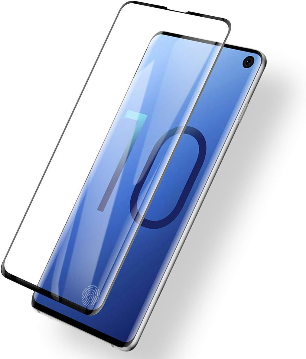 screen protector for Samsung Galaxy S10e edge to edge full coverage 10D tempered glass screen guard film black
