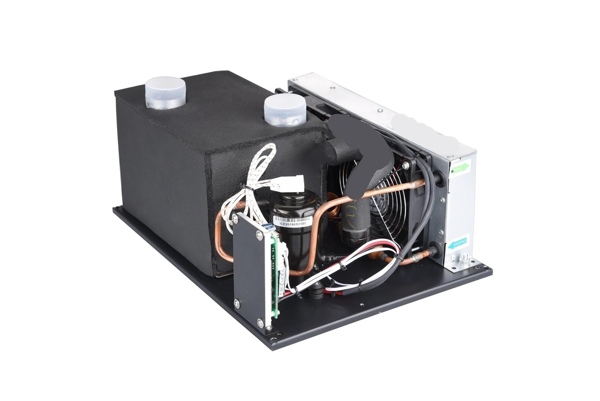 Climatiseur Micro C.C, Micro climatiseur CC 24 V 450 W avec R134A - Puissant de Voiture et Micro-réfrigération