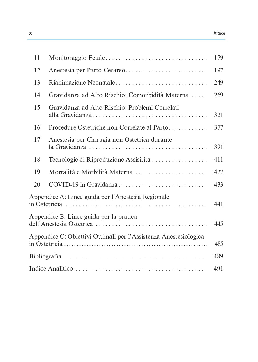 Datta's, Manuale di anestesia ostetrica