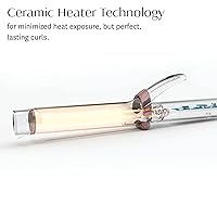 Vista 3 de Rizador profesional T3 SinglePass Curl de mezcla personalizada, rizador de barril largo de cerámica y plancha ondulada con ajustes de calor