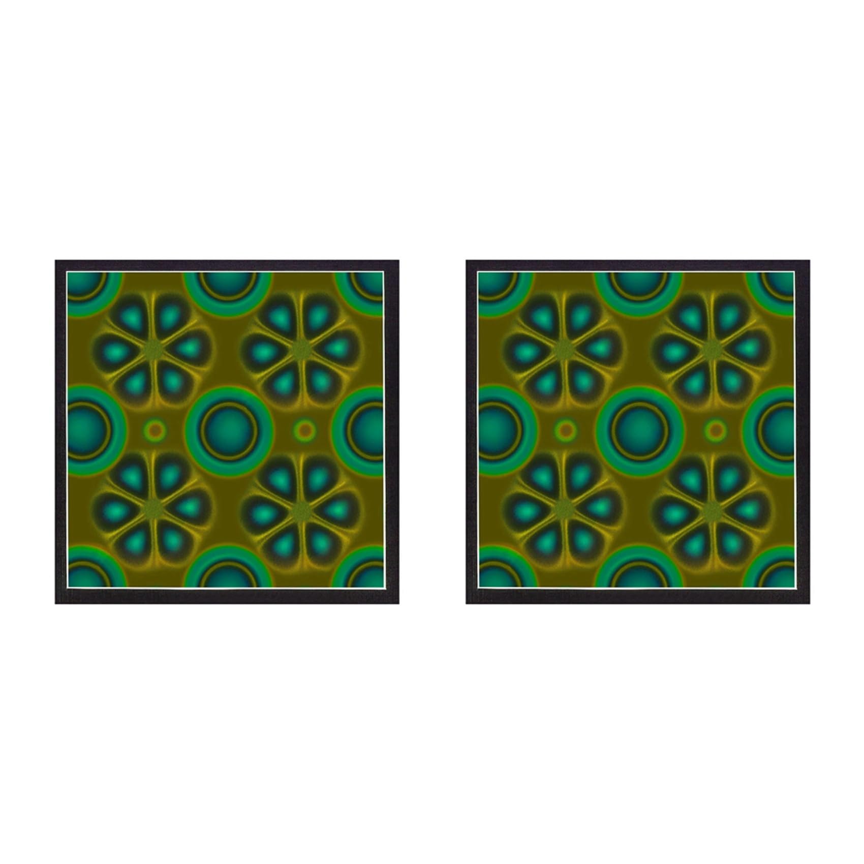 BTuregsau 2Pcs 4x4Inch Magnetic Field Viewing Film,Magnetic Field Viewer,Magnetic Flux Display, Pattern Detector,for Scientific