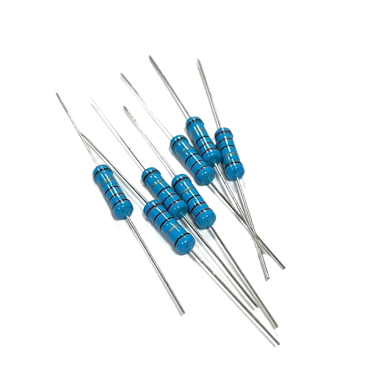 AQYCM773HY 20pcs 2W Metal Film Resistor 2R2 22R 220R 2K2 22K 220K 2. 22 220 Ohm R K Accuracy 1% 0.1R-10M Five-Color Ring Resistance(MF 2W 120R 20pcs)