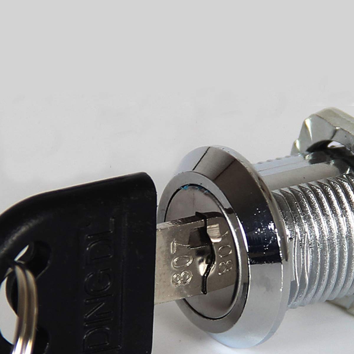 Cam Lock Set Drawer Cabinet Locks Cupboard Locker Furniture Hardware Door Cabinet Lock With 4 Keys And 4 Different Lock Plates - 1420 - View #5