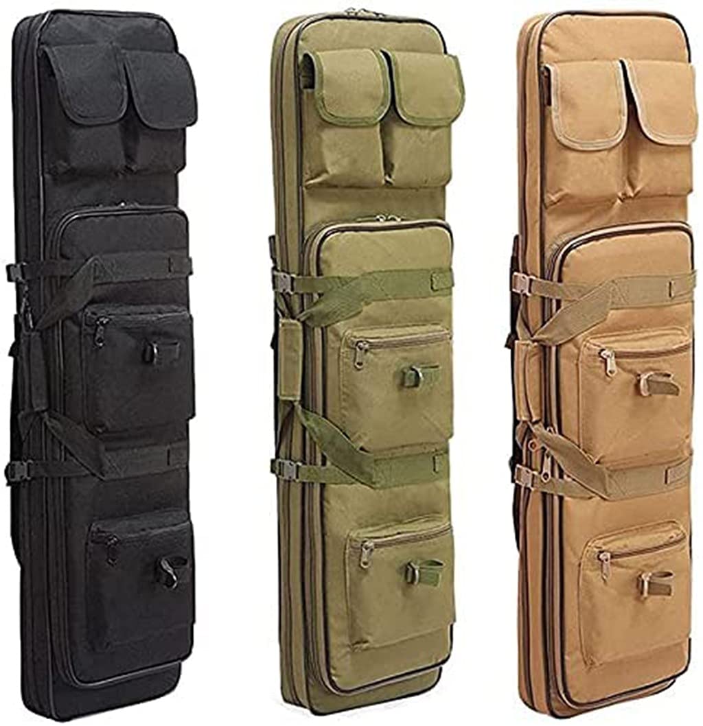 Estuches para rifle Estuche para rifle largo Bolsa táctica para pistola, 32/38/46 pulgadas Pistola Escopeta Airsoft Estuche de almacenamiento - Bolsa para caña de pescar Mochila con correa para el hom