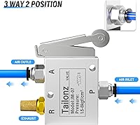 Vista 4 de TAILONZ PNEUMATIC Válvula electromagnética JM-07 del rodillo de la manera 1/4 de la manera de 2 posiciones 3