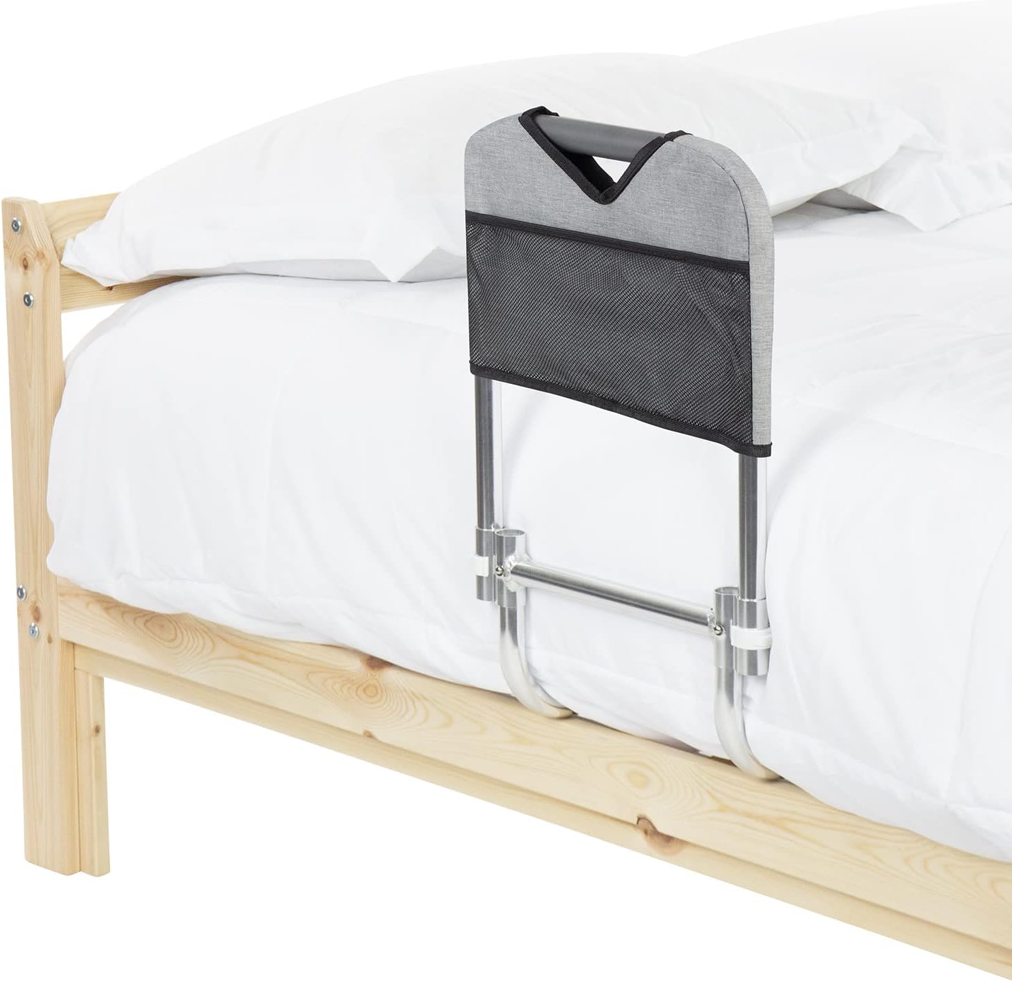 Buy Vive Bed Rail Assist with Bag Bedside Rails with Storage for