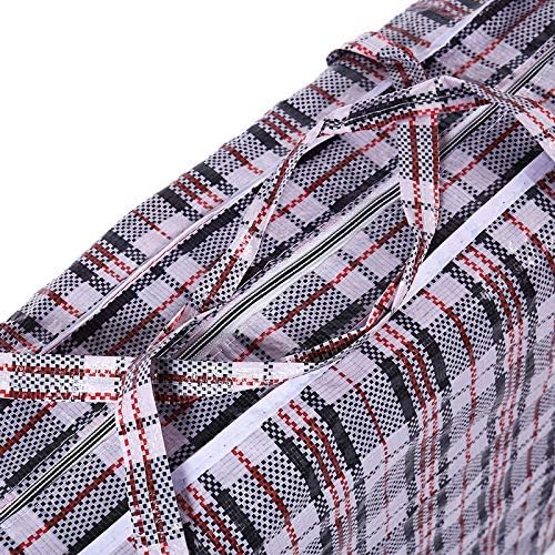 Miniatura 3 de Juego de 3 bolsas de almacenamiento jumbo con cremalleras y asas. Tamaño 27"x25"x5"