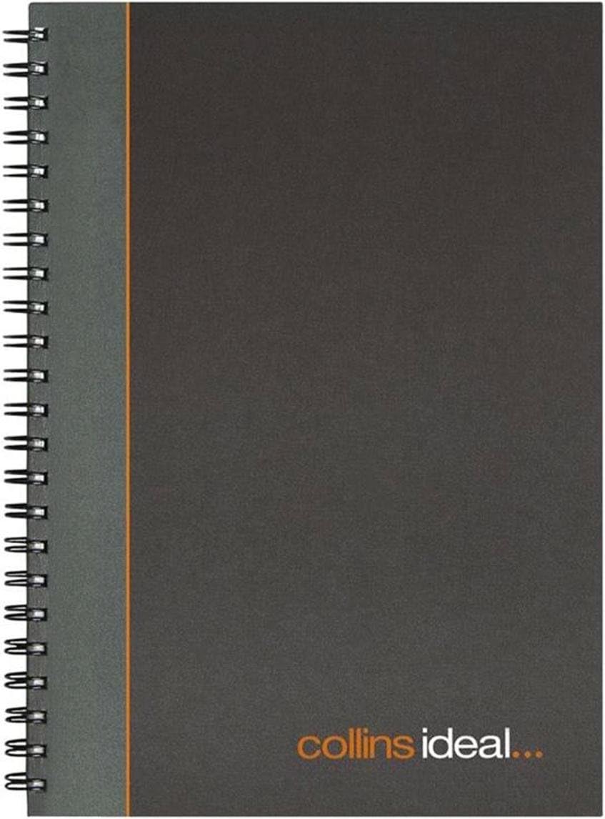 Ideal - A5 Cashbook Wiro Feint Ruled - 192 Pgs - Blue - 468W