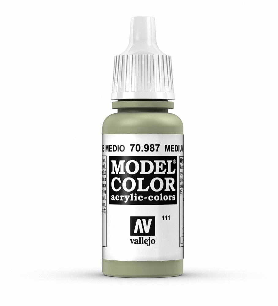 Vallejo Model Color 17 ml Acrylic Paint - Cold White — view 192
