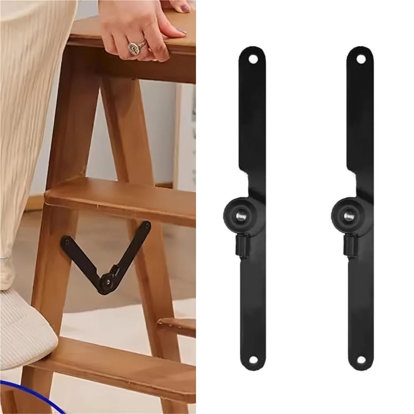 Cerniere Mobili 180 Gradi Apertura Kit Montaggio Botole Soffitta