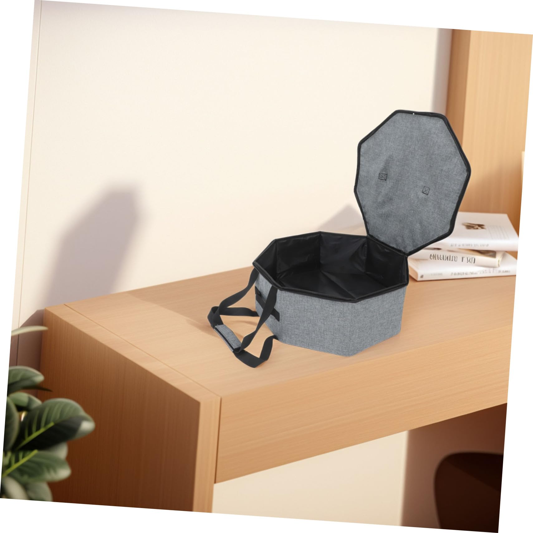 Homoyoyo Scatola Grande e Cappelli Coperchio per Pieghevole Rotonda con Proteggere Capacità Pvc Conservare Cowboy Durante Viaggi e Uso Quotidiano
