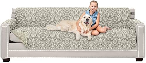 Miniatura 70 de Sofa Shield Funda Deslizable Patentada para Sofá Seccional, Protector de Cojín, Diseño de EE. UU. Reversible Resistente a Manchas y Desgarros de