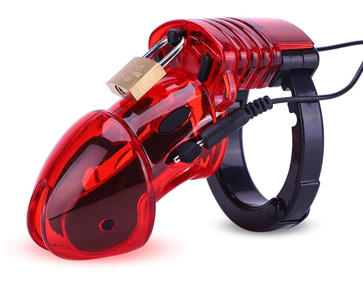 Cage De Chasteté électro-stimulation Shock - SM Fétichiste - Taille 11x3 Cm - Neuf