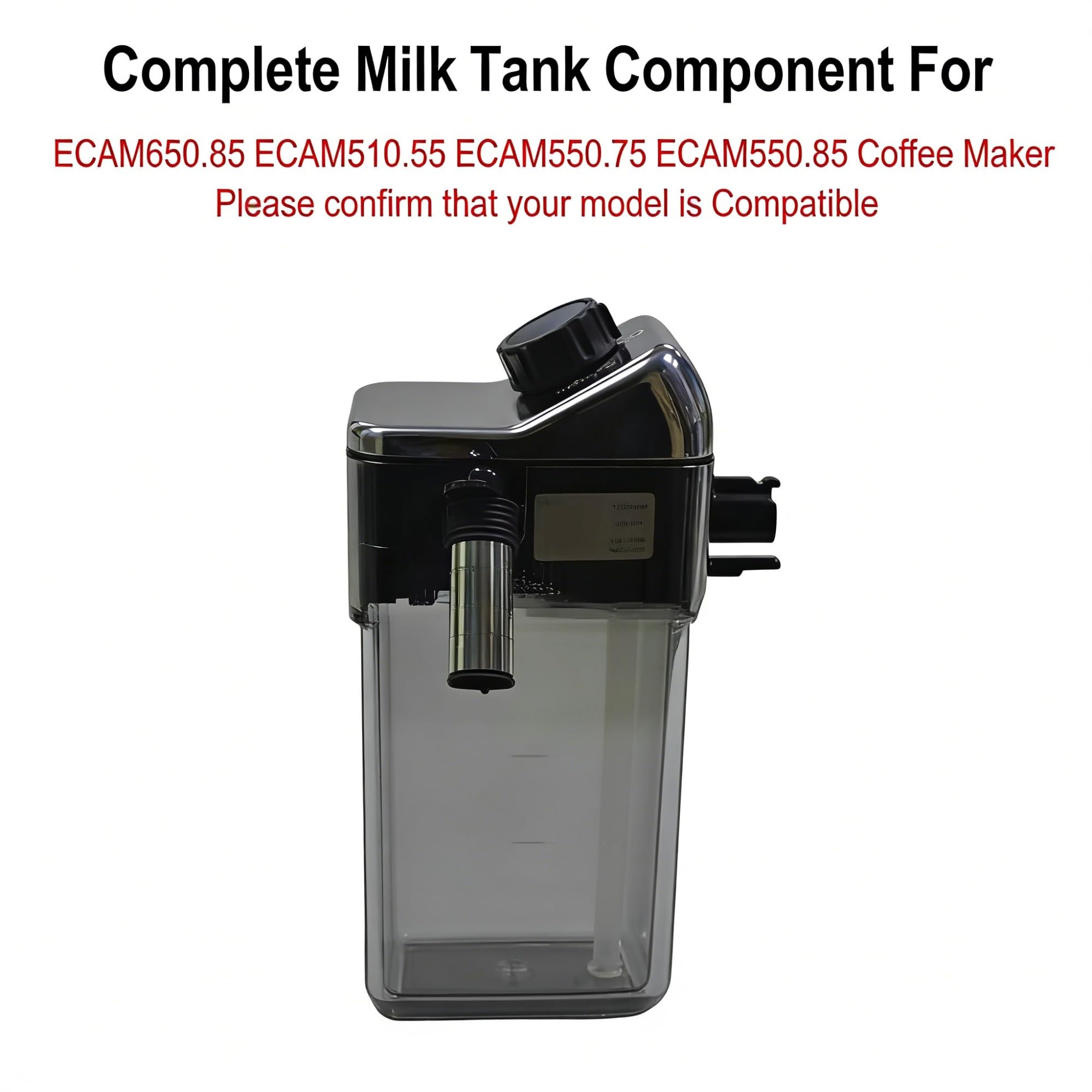 Sostituzione Del Set Completo Di Componenti Del Serbatoio Del Latte, Compatibile Con Parti De'Longhi, ECAM650.85 ECAM510.55 ECAM550.75 ECAM550.85