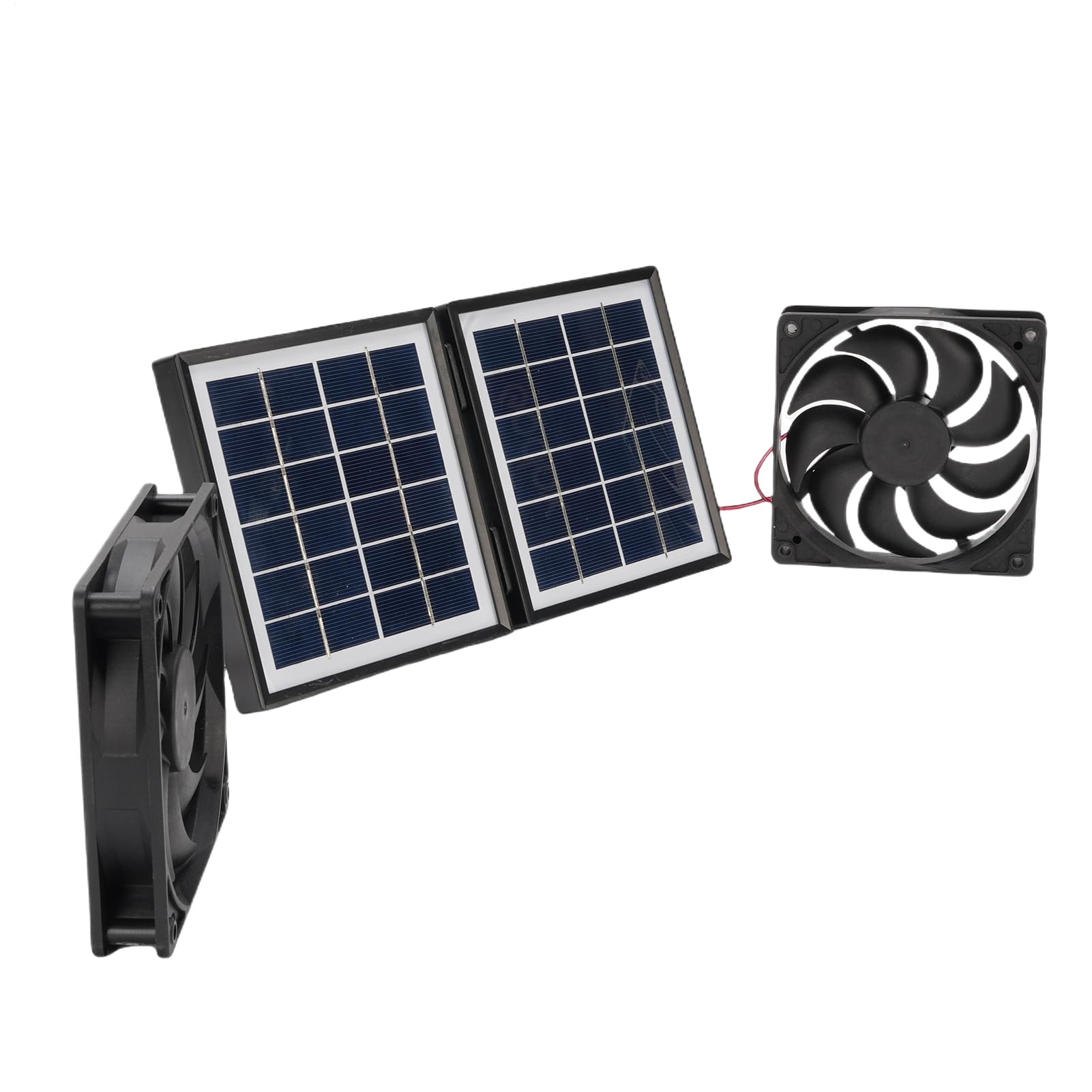 Ventilatore di scarico solare per capannone, ventilatore ad solare | Circolatore d'aria da 10 W, resistente all'acqua, ad alta velocità, per finestre, cortili, cucce per cani, serre, galline