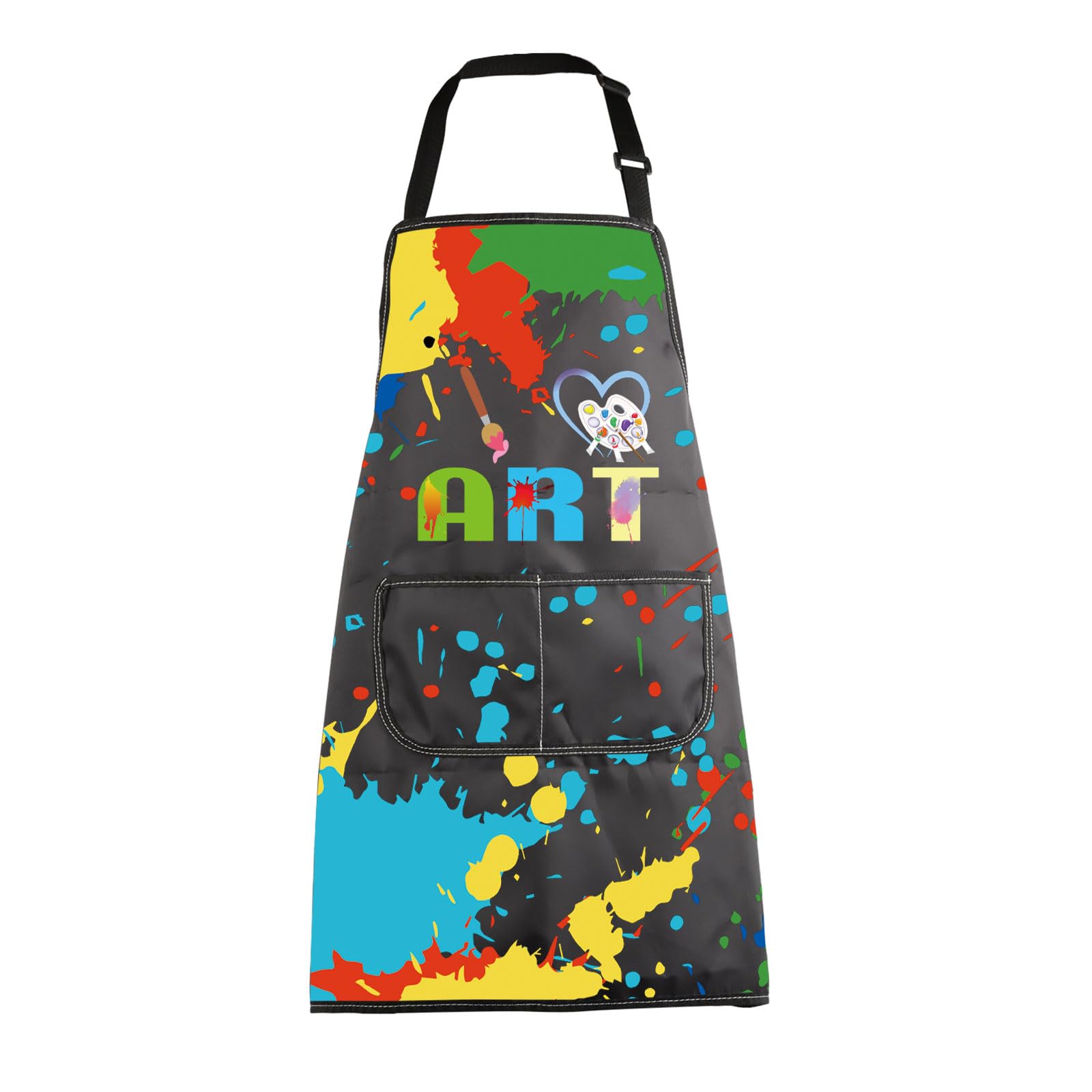 BNQL Painting Artist Apron with Pockets Artist Painter Gifts Art Lover Gift for Art Teacher Apron Painter Apron