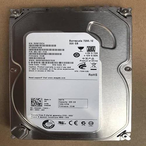 95% per 3.5 16MB per interno per desktop per ST3320418AS 7200 RPM hdd 320 GB s-ata 3