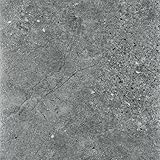 FunStick Grey Granite Vinyl Floor Tiles Peel and Stick Floor Tile Bathroom Waterproof 12'x12' Stick on Floor Tiles for Kitchen Garage Floor Non Slip Vinyl Flooring Sticky Laminate Flooring Tiles 5 Pcs