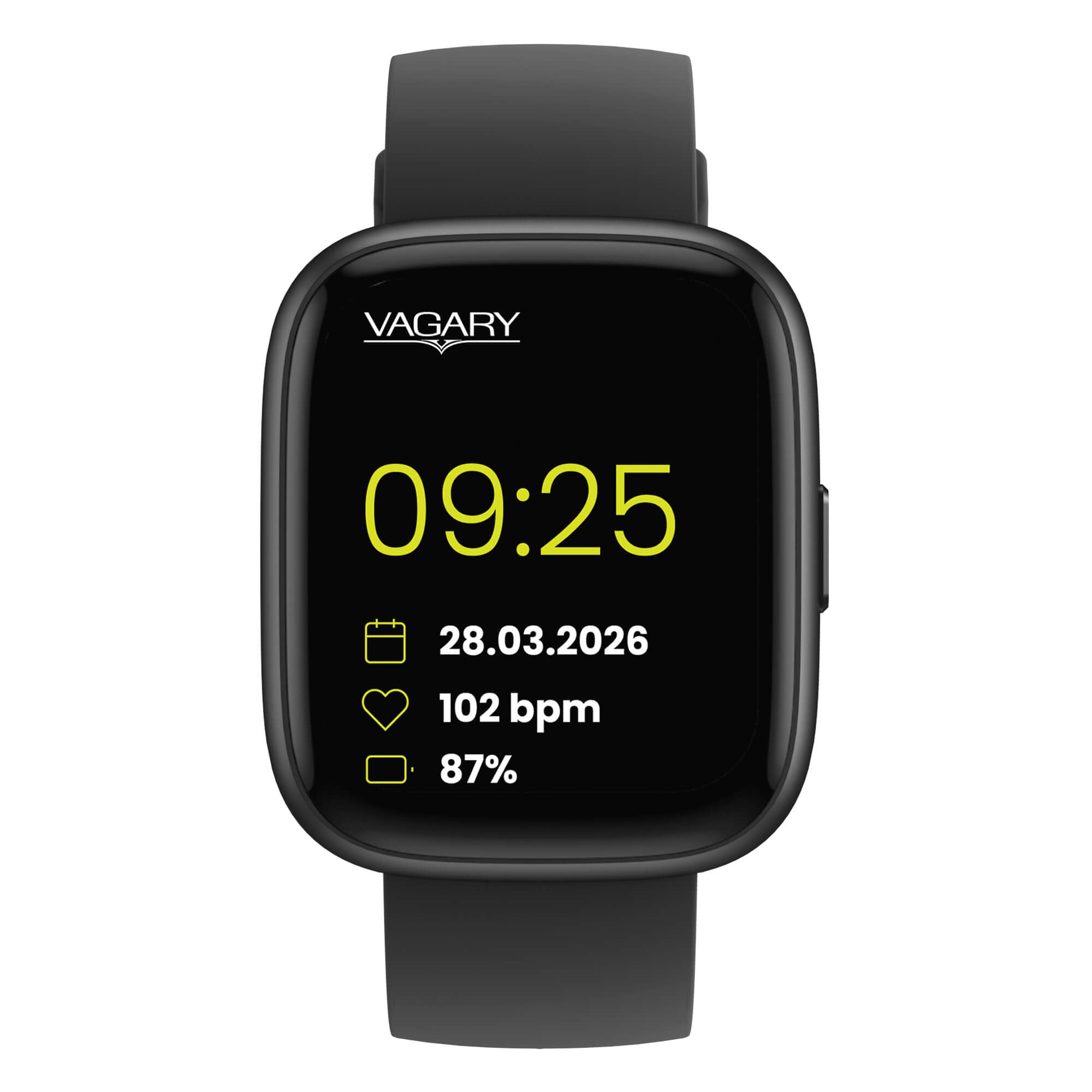 Citizen Orologio Smartwatch Vagary Uomo Rettangolare Nero X06A-001VY