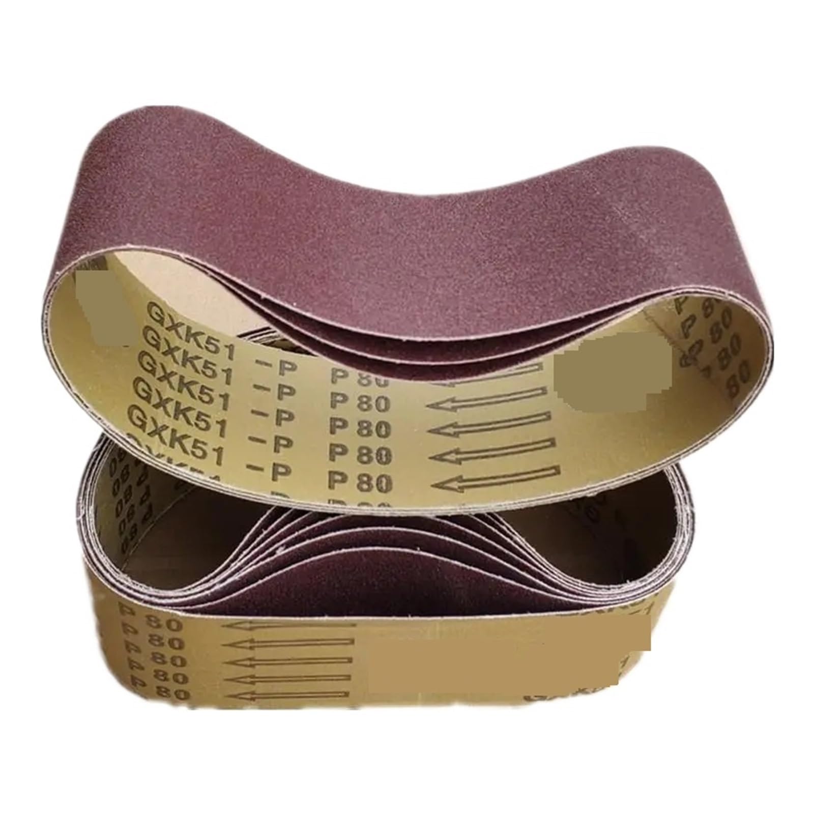 10 sztuk 75 x 533 mm Taśmy szlifierskie do szlifierki szlifierskiej do szlifowania szlifierki elektryczne(Grit 100)