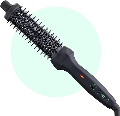 MINT Cepillo térmico extralargo de 1 13 pulgadas para rizos, volumen y ondas sin esfuerzo, cepillo de cerámica para rizar 230-430F Regalos del día