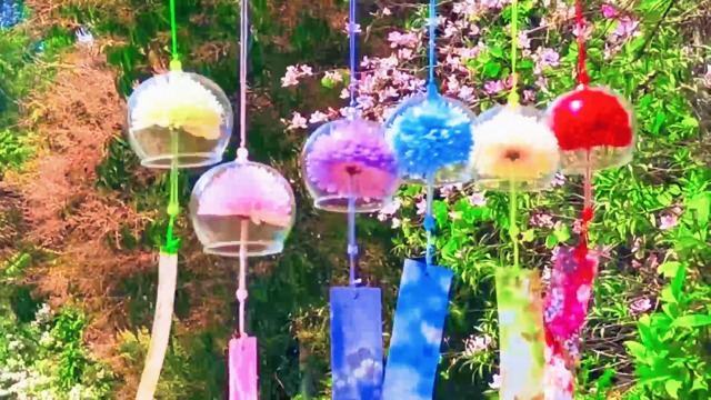 Amazon.com : MrMrKura 6 Pcs Japanese Wind Chimes, Colorful Glass