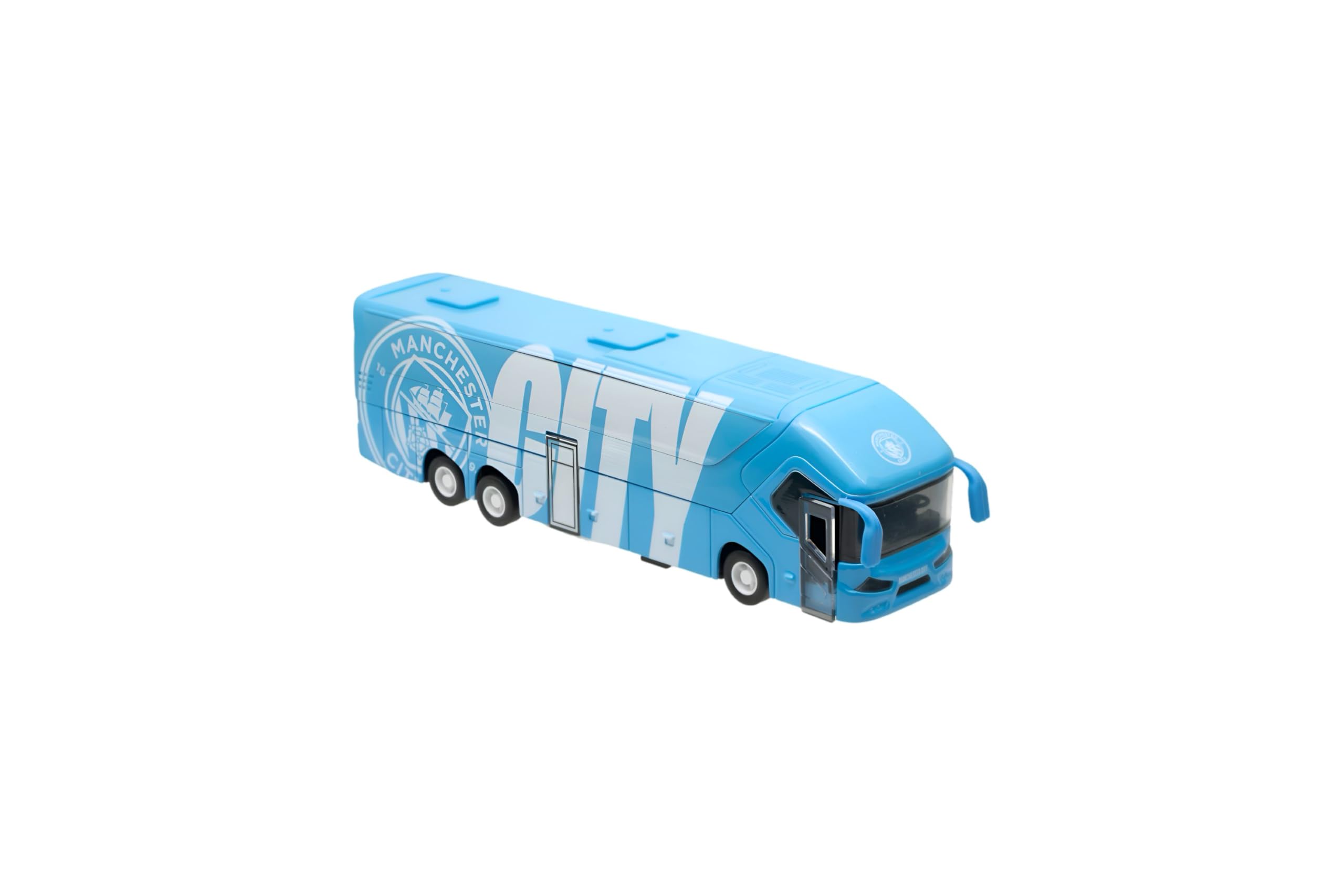Sockers Banbo Manchester City Model Bus Football Team Coach Toy