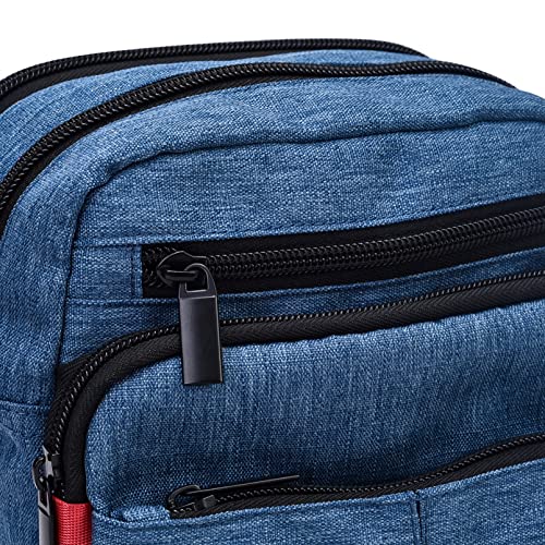 Uspeclare Messenger Bag, Crossbody Shoulder Bags Travel Bag Man Purse Casual Sling Pack For Work Business (Blue) #TOP7
