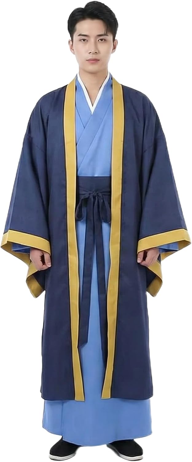 Mens Cosplay Costume Cosplay Costume Role Play Blue Full Suit for Halloween Party