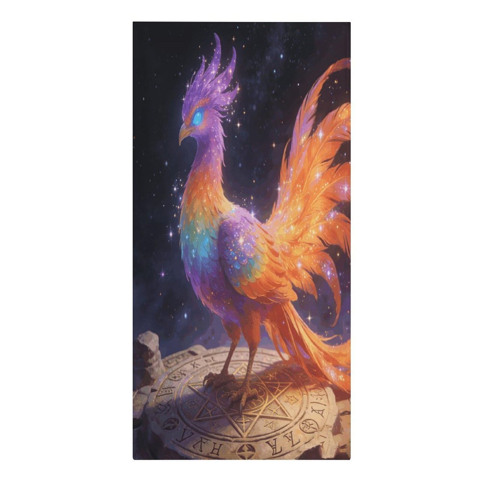 VstaDank Star Feather Phoenix Beach Towels Microfiber Absorbent Extra Large Bath Towels Quick Dry Lightweight Thin Pool Towel Soft Swim Travel Towel Beach Accessories for Adult Gift