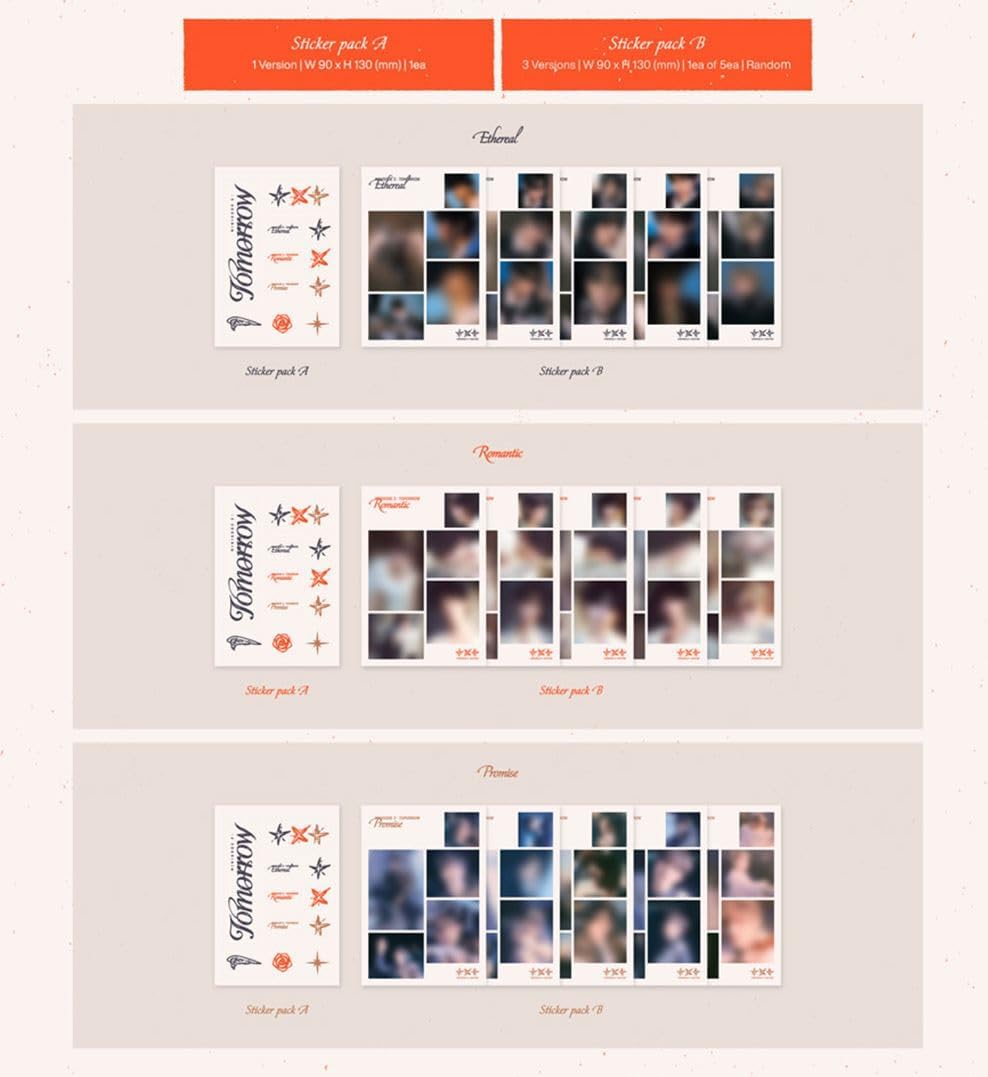 TXT minisode 3: TOMORROW 6th Mini Album 3 Ver Set (Ship by DHL Express)