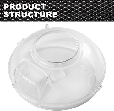 CROSSDESIGN Clear Water Pan Basin Compatible With Rainbow Models E2 Type 12 E-2 E Series 2 1/2 Quart