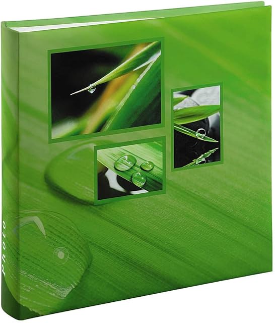 Hama 30 x 30 cm Singo Jumbo Photo Album for 100 Photos, Green Nature