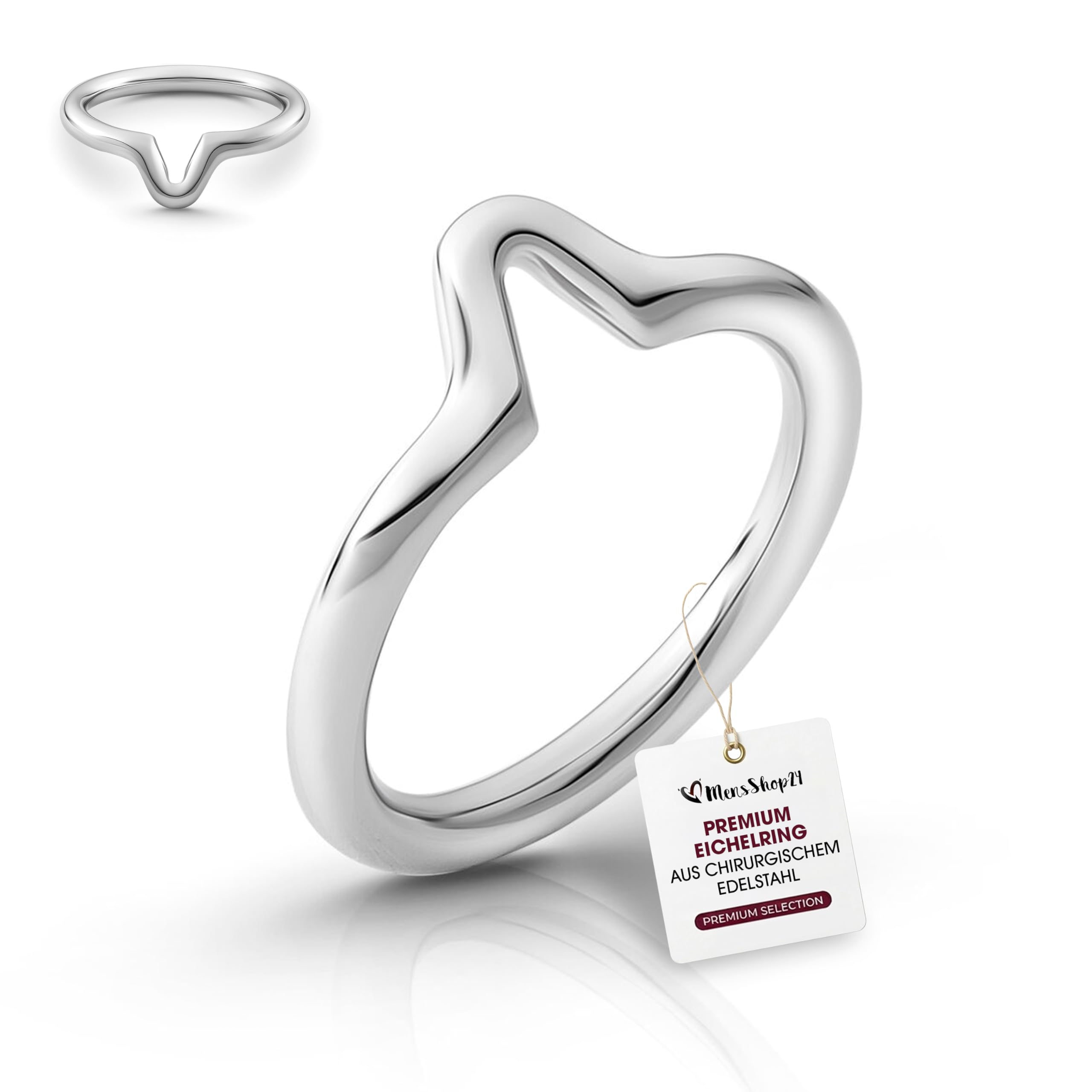 Premium Eichelring aus Edelstahl ergonomisch geformt medizinischer  Edelstahl Penisring Penis Eichel Cock Ring Erotik Spielzeug Mnner  (MS24_484) (Innen-: 22 mm) : Amazon.de: Drogerie & Krperpflege