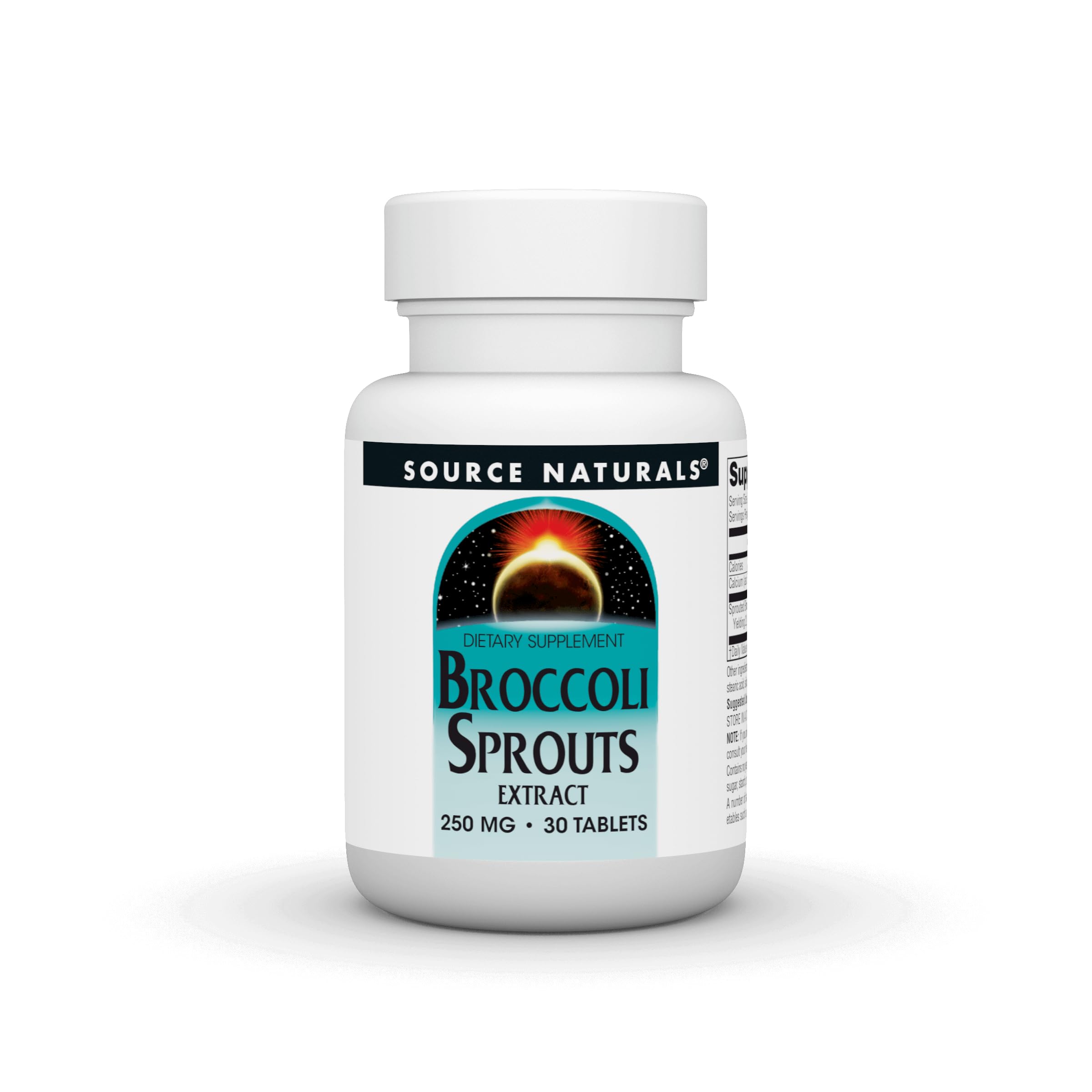 Source Naturals Broccoli Sprouts Extract, 250 mg - 30 Tablets 30 Count (Pack of 1)