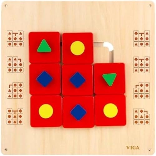 Viga Shape Maze Wall Mount Toy