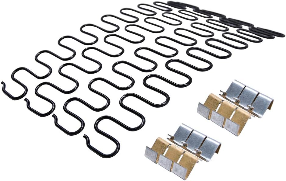 Yoogu 15" Upholstery Spring Replacement- 4pk with Z Clips Wire for Furniture Decoration,Chair Couch Repair,Automotive and Others