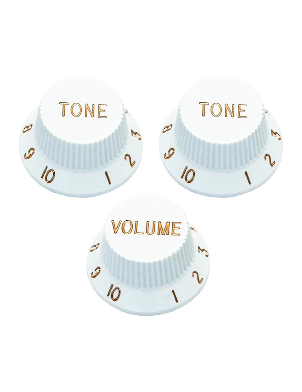 Metallor Speed Control Knobs 1 Volumn 2 Tone Fits Metric Pots Knobs