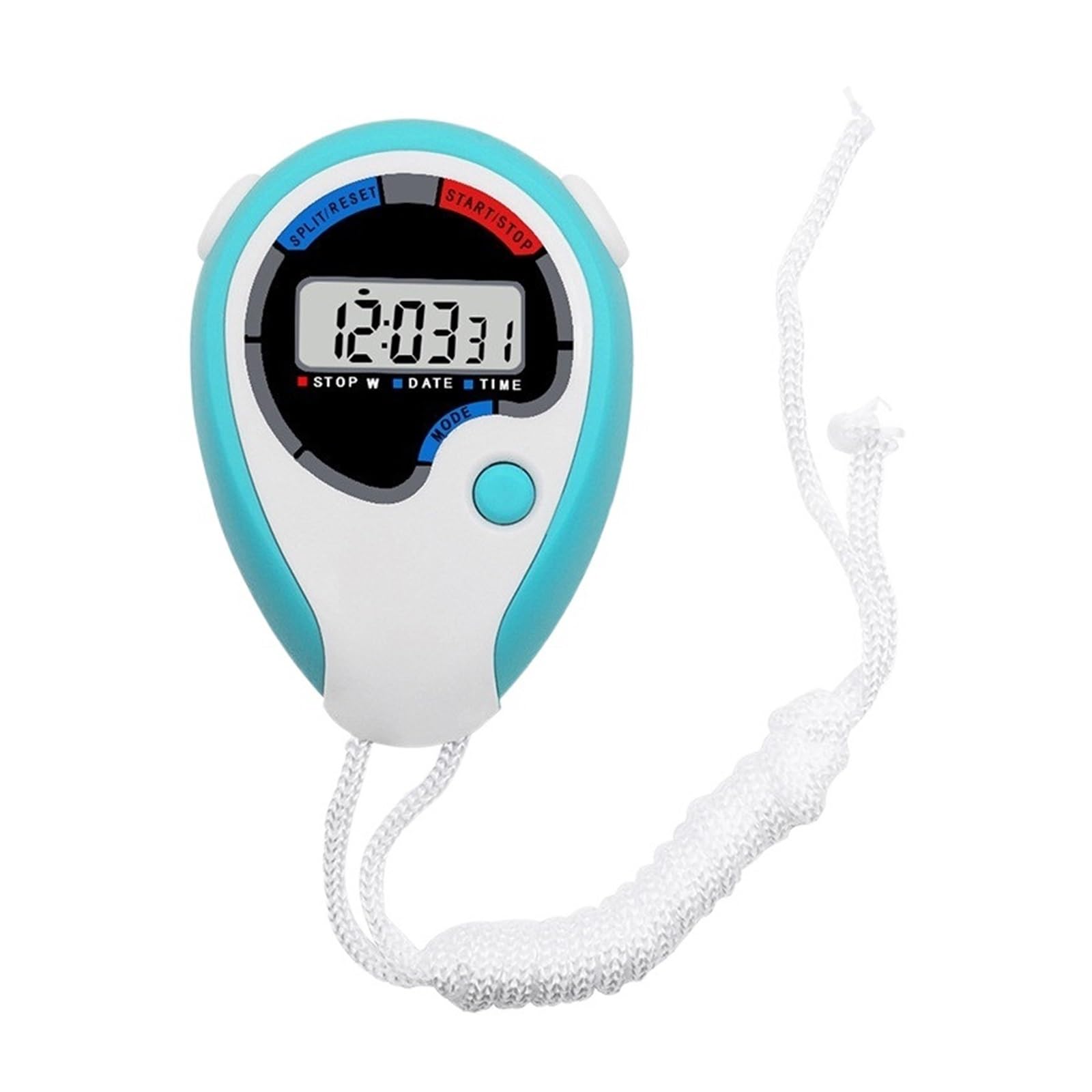 stopwatch, Classic Digital Handheld LCD Chronograph Sports Stopwatch Timer(Green)