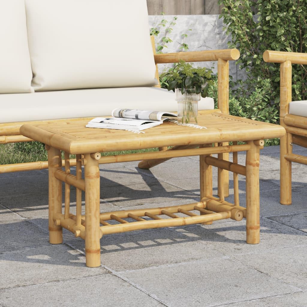 Table Basse Rétro en Bambou pour Meubler Facilement un Salon Étroit