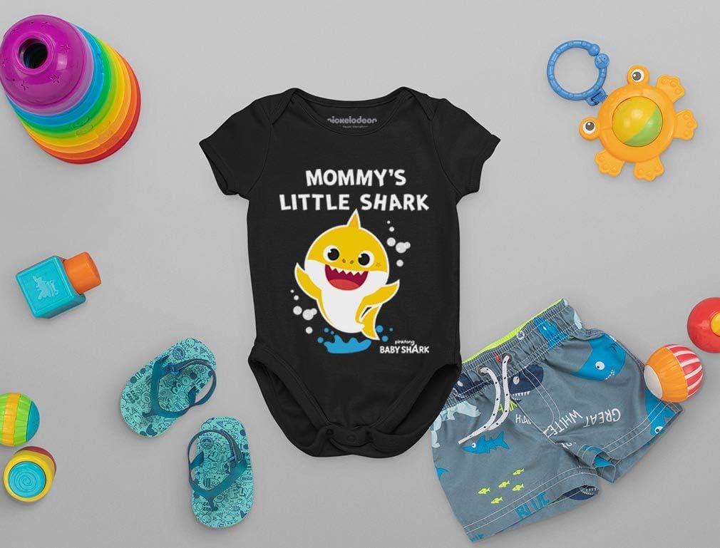 Tstars 1st Mothers Day Baby Shark Doo Doo Doo Outfit Mom Gifts Baby Boy Girl Bodysuit Mommy's Lil Shark