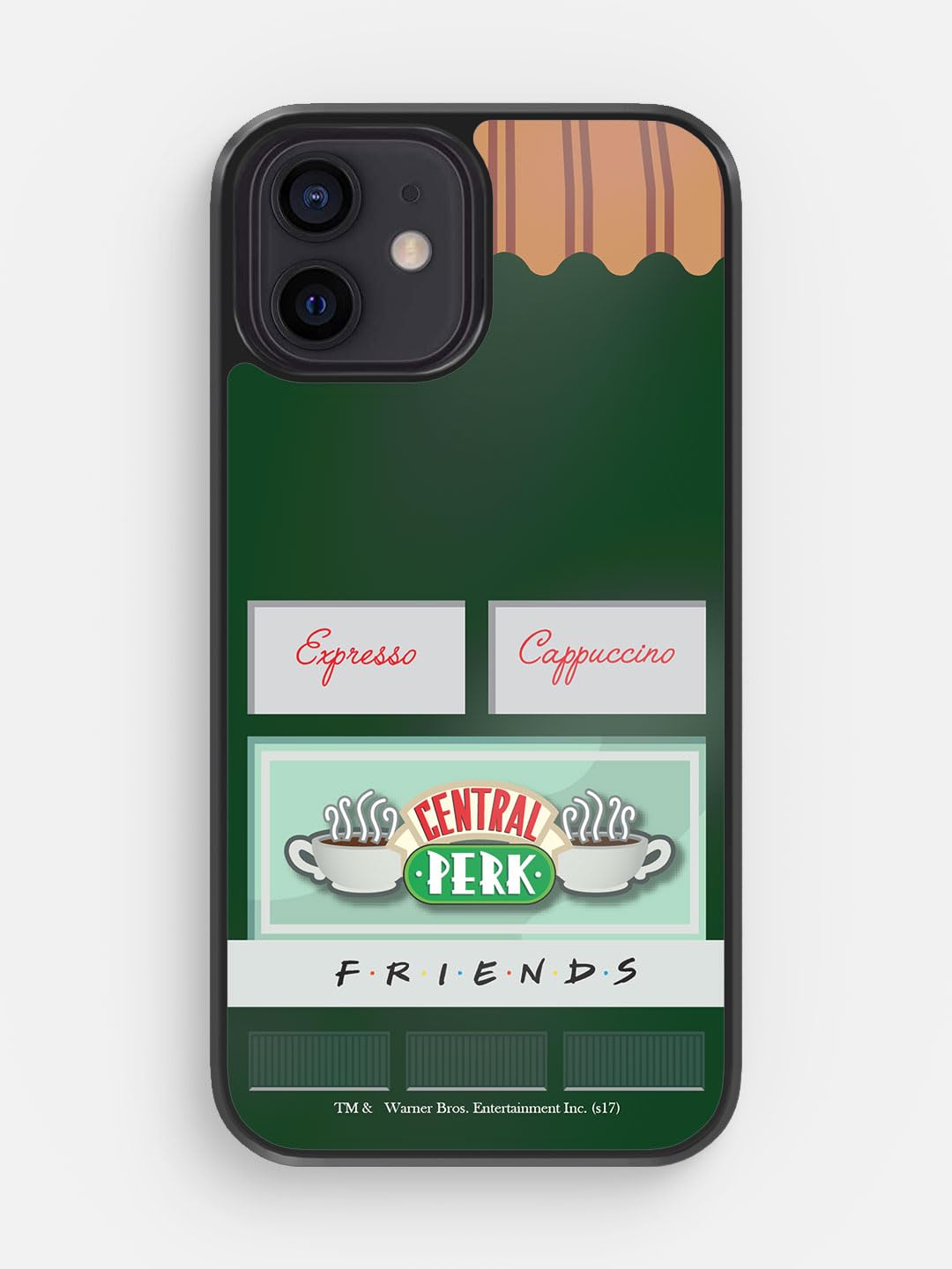 Macmerise Bumper Case Phone Case | Compatible with iPhone 12 Back Cover Case | Design Central Perk | 360 Degree Protection | Protective Mobile Cover | iPhone 12 Phone with Camera Protection