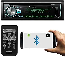 CD Player Automotivo Pioneer DEH-X50BR 1 Din Bluetooth USB AUX RCA MP3 Android IOS Spotify Mixtrax [Electronics]