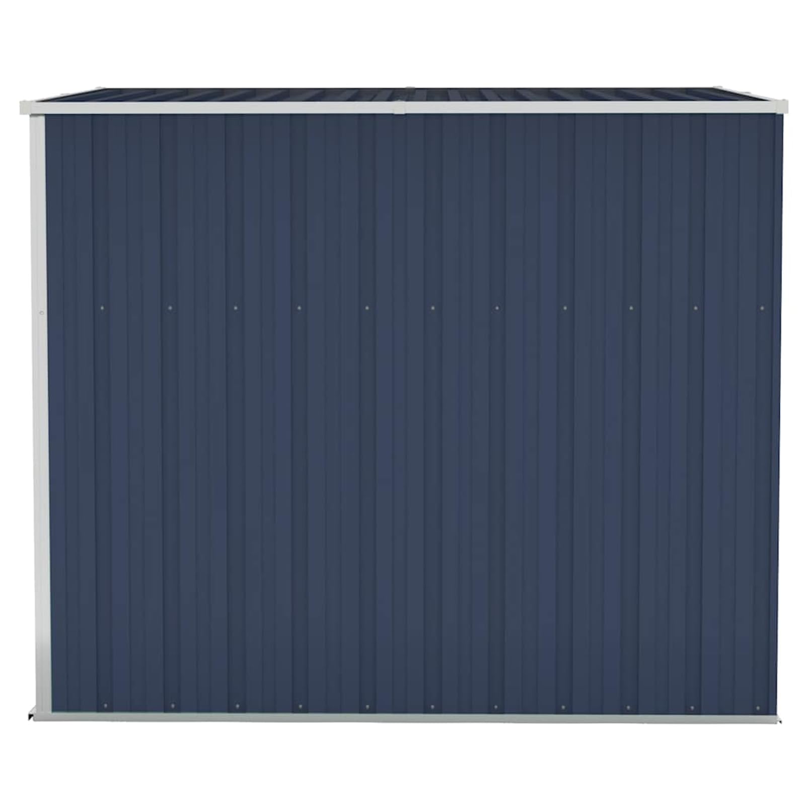 Gecheer Wand-Geräteschuppen Kunststoffgriff mit Sperrfunktion Gerätehaus Gartenhaus Gartenschuppen Schuppen Gartenmöbel Metallgerätehaus 118 x 194 x 160/178 cm (L x B x H),Verzinkter Stahl,Metall