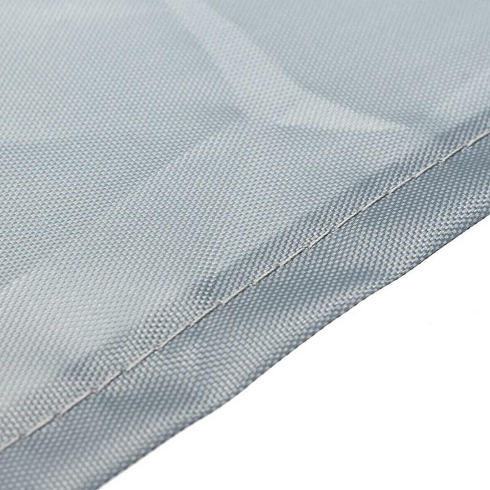 Housse Protection Auvent Imperméable Sac Rangement Anti-UV Jardin Gris 3M
