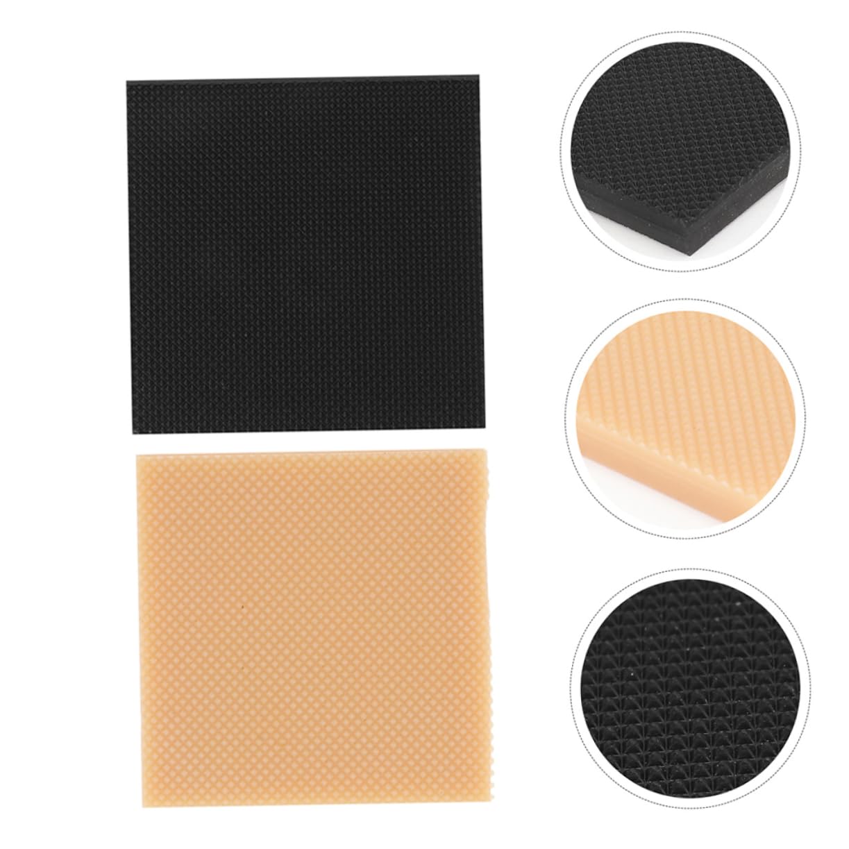 Healvian 20stücke Hochwertige Gummipads Für Schuhe Rutschfeste Sohle Für High Heels Und Boots Geräuschreduzierung Gummi Einfache Montage Langlebig Individuell Zuschneidbar